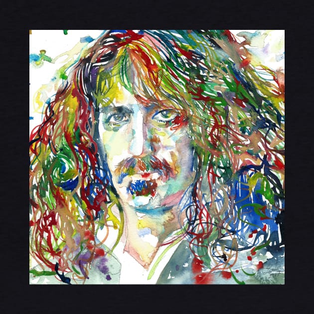 FRANK ZAPPA watercolor portrait .5 by lautir